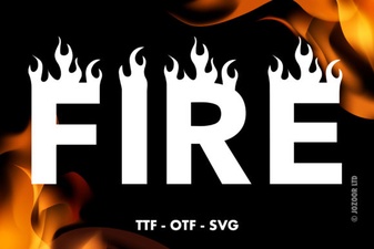 Creative Fire Font Styles for Bold and Eye-Catching Designs