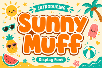 Sunny Muff Font: Creative Versatility for Designers