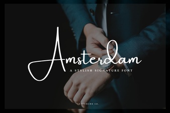 Amsterdam Font: a Stylish Typeface for Creative Projects