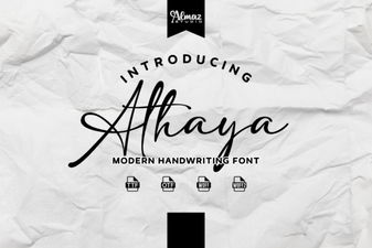 Elevate Your Design Projects with Athaya Font
